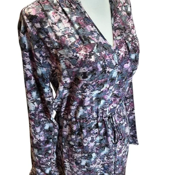 Rebecca Taylor - “Tapestry Collection ” Floral, Silk Mini Dress - Size 0, Purple - Picture 10 of 16